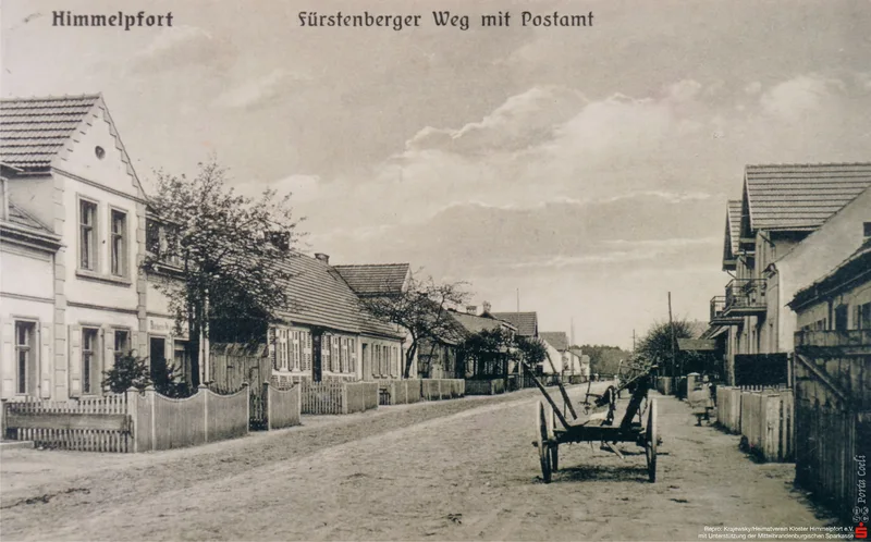 Ansicht der F&uuml;rstenberger Stra&szlig;e, vor 1918